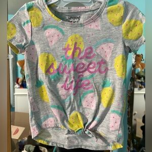 Toddler girl's summer shirt